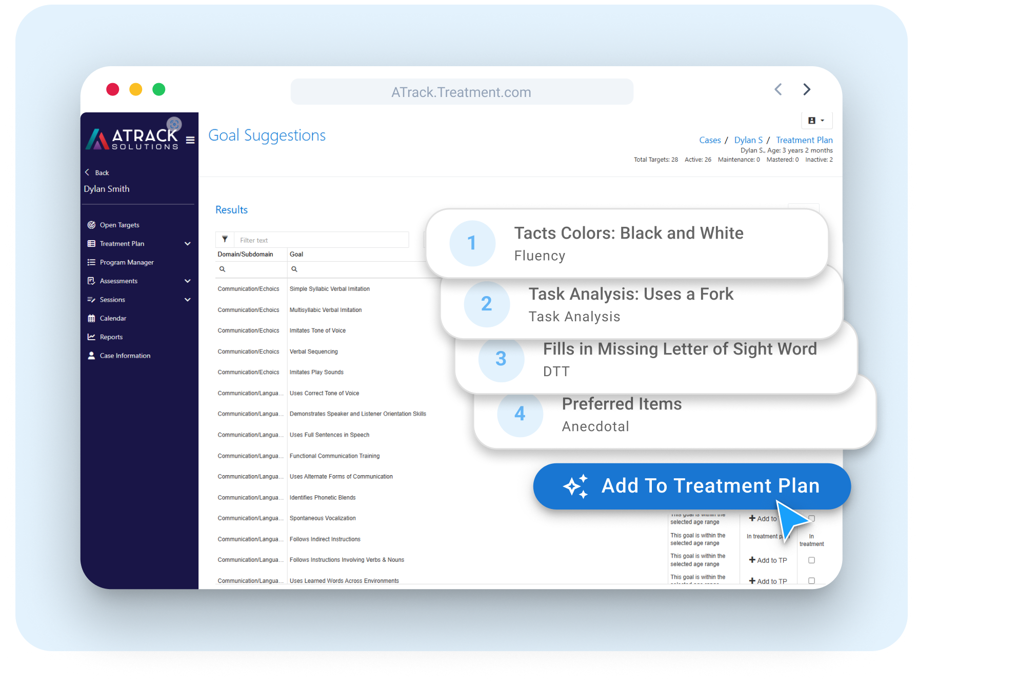 Goal Recommendations Goal Recommendations